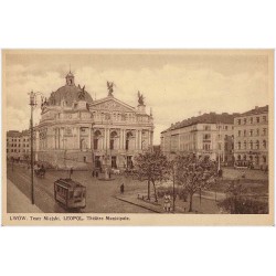 Lwów. Teatr Miejski. Leopol. Théâtre Municipale