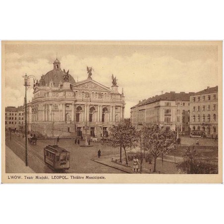 Lwów. Teatr Miejski. Leopol. Théâtre Municipale