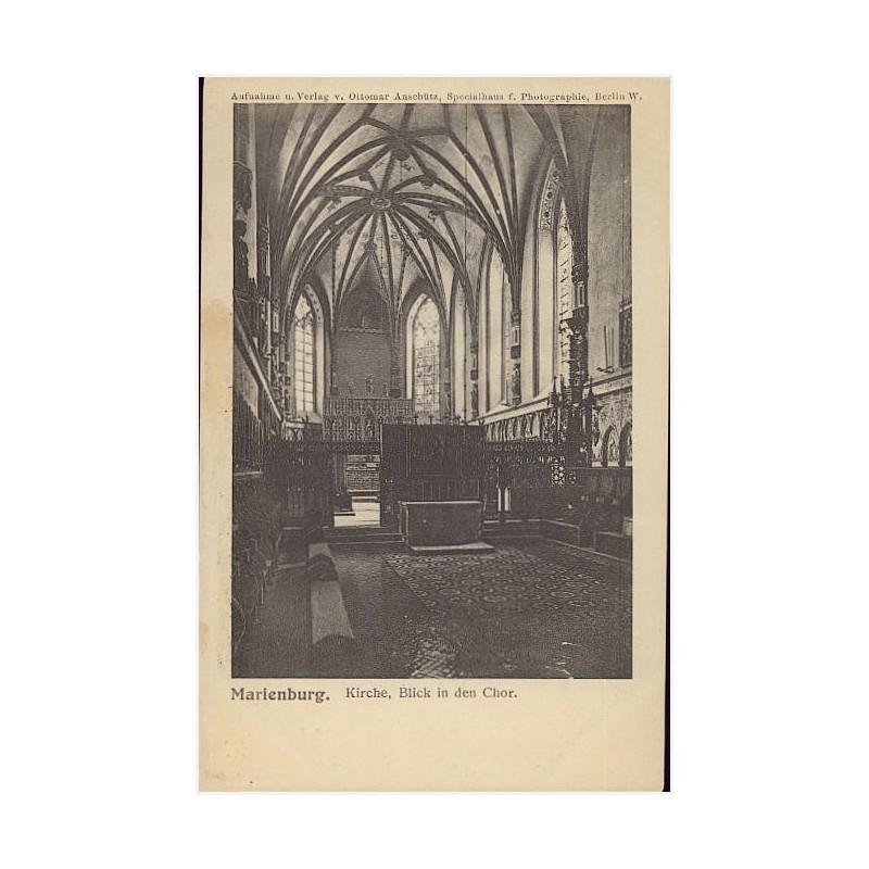 Marienburg. Kirche, Blick in den Chor