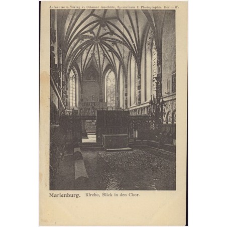 Marienburg. Kirche, Blick in den Chor