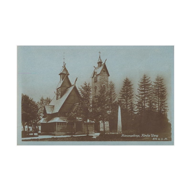 Riesengebirge, Kirche Wang 874 m ü. M