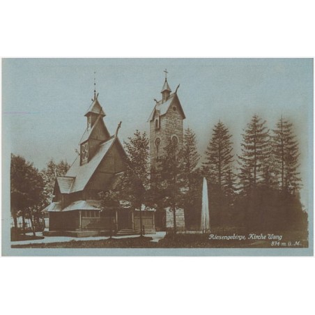 Riesengebirge, Kirche Wang 874 m ü. M