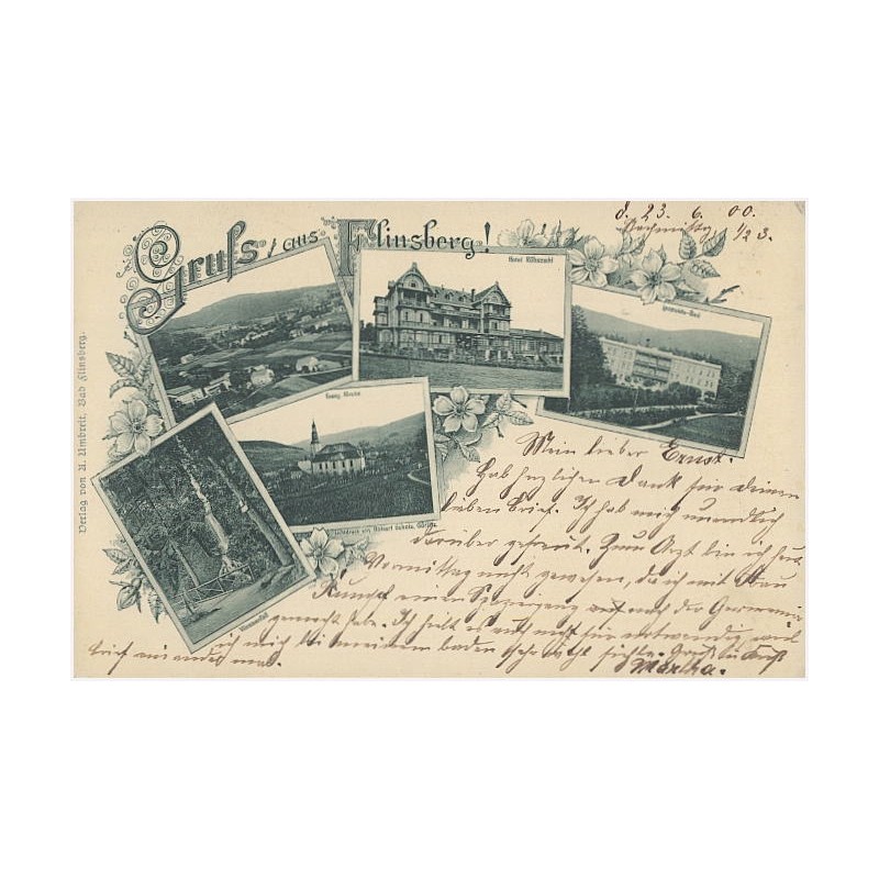 Bad Flinsberg ! Hotel Rübezahl. Evang. Kirche. Wasserfall. Leopolds-Bad