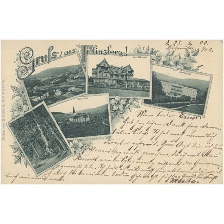 Bad Flinsberg ! Hotel Rübezahl. Evang. Kirche. Wasserfall. Leopolds-Bad