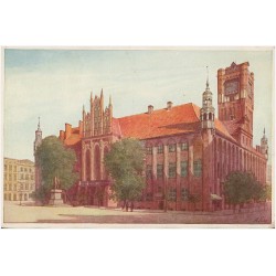 Thorn. Rathaus - erbaut im 13. bis 14. Jahrhundert. 2