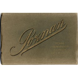 Poznań. 10 sztuk najpiękniejszych kolorowych kart z widokami. No.1157 Widok ogólny. No.1158 Dworzec główny. Urząd pocztowy. No.1