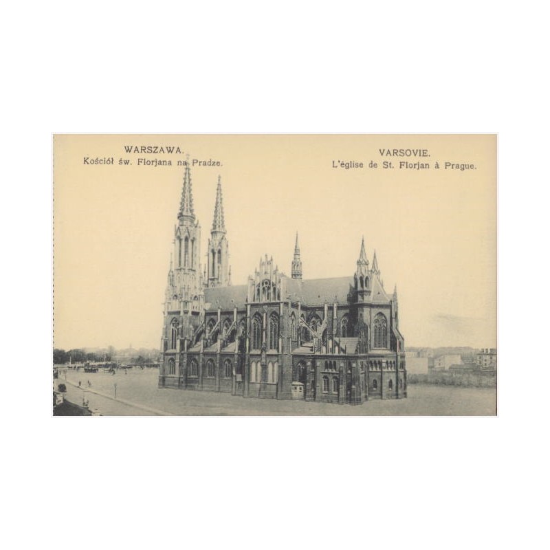 Warszawa. Kościół św. Florjana na Pradze. Varsovie. L'eglise St. Florjan a Prague