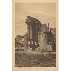 Gdańsk. Stara Brama dźwigowa w porcie