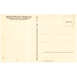 Schloß Pfaffenberg Foto Günter Reckzügel 46745 / Rewers: Schloß Pfaffenberg - Hotelpension. Steinseiffen-Krummhübel i. Riesengeb