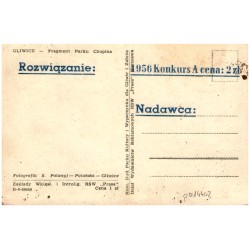 Gliwice - Fragment Parku Chopina. Fotografik S. Polonyj-Poloński - Gliwice