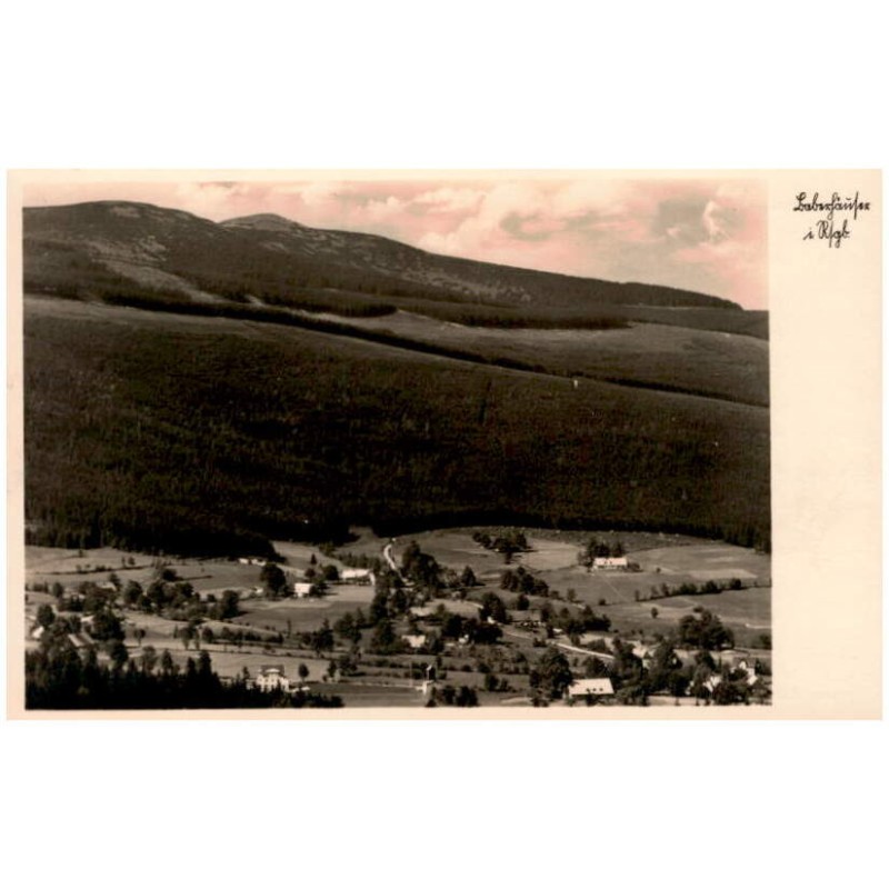 Baberhäuser i. Rsgb. / Rewers: Riesengebirge. Baberhäuser m. Hochgebirge