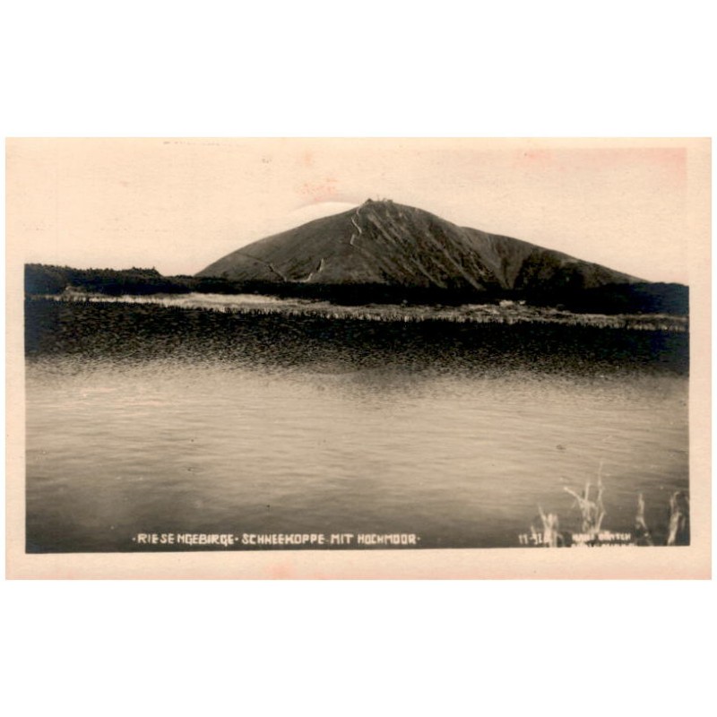 Riesengebirge. Schneekoppe mit Hochmoor. [...]