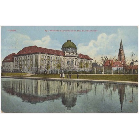 Posen. Kgl. Ansiedelungskommission mit St. Paulikirche