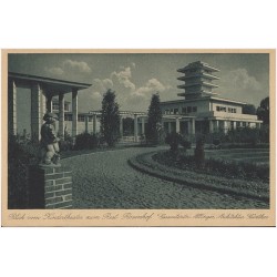 Blick vom Kindertheater zum Rest. Rosenhof. Gesamtentw. Allinger, Architektur Günther. Gugali. Deutsche Gartenbau- und Schlesisc