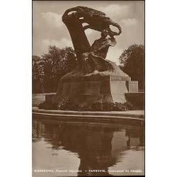 Warszawa. Pomnik Chopina - Varsovie. Monument de Chopin
