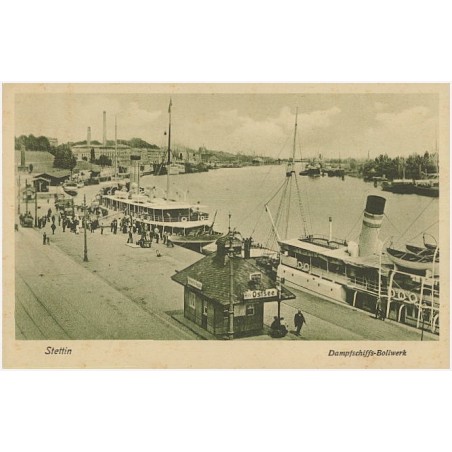 Stettin. Dampfschiffs-Boliwerk