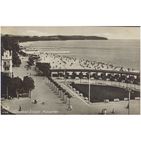 Ostseebad Zoppot - Kurgarten. Stengel 67339