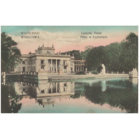 Warschau. Lazienki Palast. Warszawa. Pałac w Łazienkach