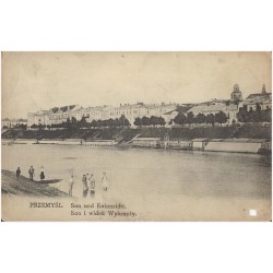 Przemyśl. San und Kaiansicht. San i widok Wybrzeźy