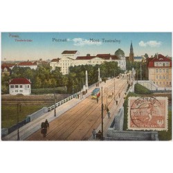 Posen. Theaterbrücke Poznań. Most Teatralny