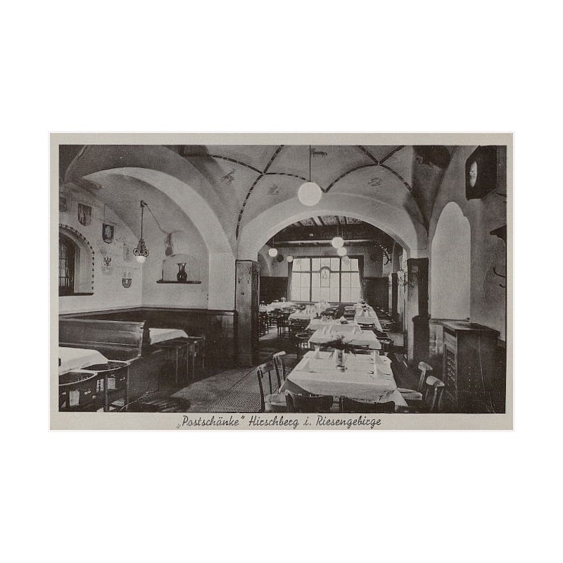 "Postschänke" Hirschberg i. Riesengebirge Bes. Karl Motzek - Poststr. 6 [...]
