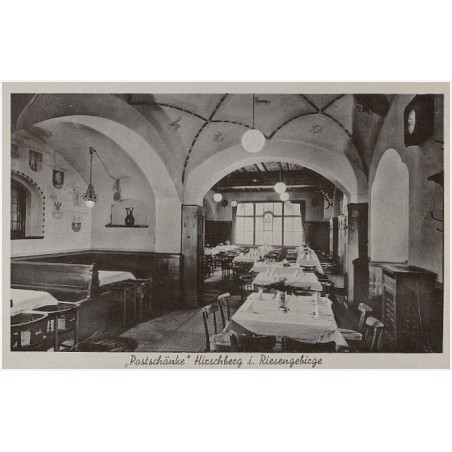 "Postschänke" Hirschberg i. Riesengebirge Bes. Karl Motzek - Poststr. 6 [...]