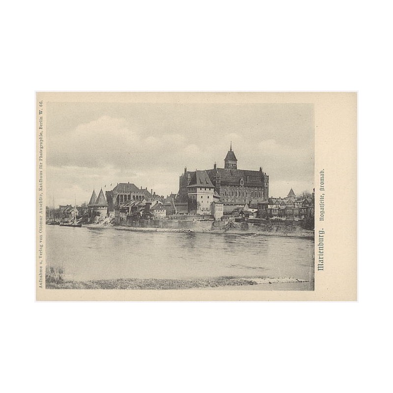 Marienburg. Nogatseite, Stromab