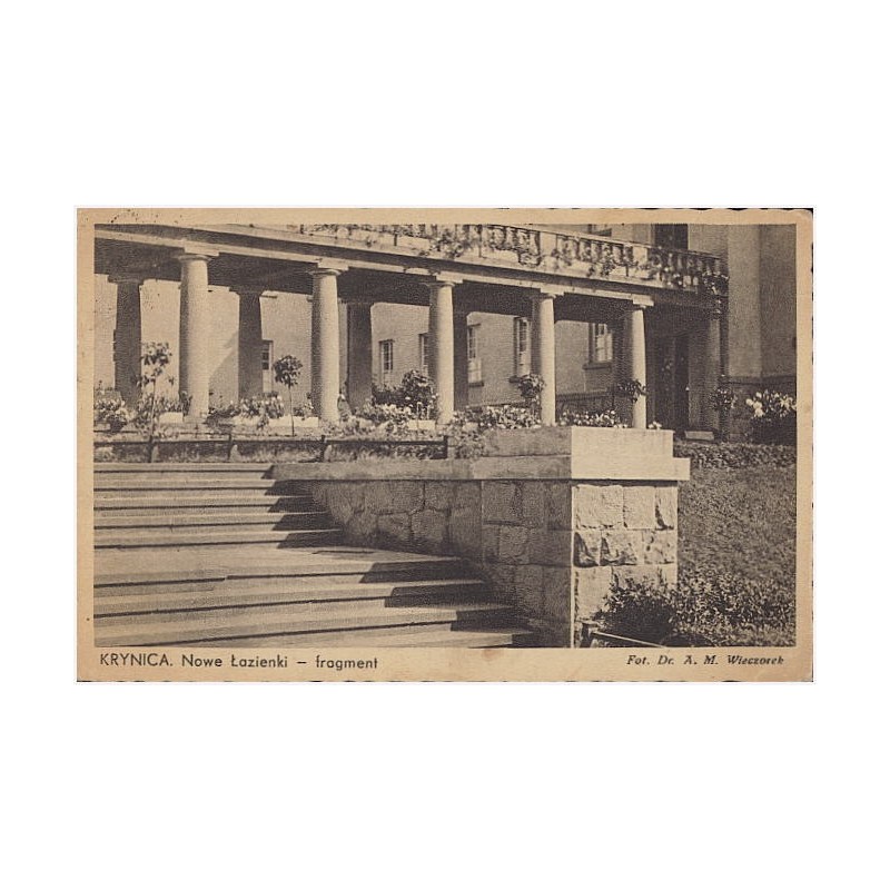 Krynica. Nowe Łazienki - fragment Fot. Dr. A. M. Wieczorek