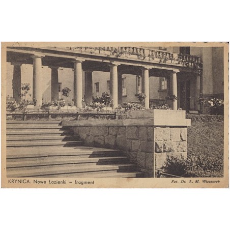 Krynica. Nowe Łazienki - fragment Fot. Dr. A. M. Wieczorek