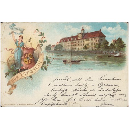 Gruss aus Breslau. Universität. 163