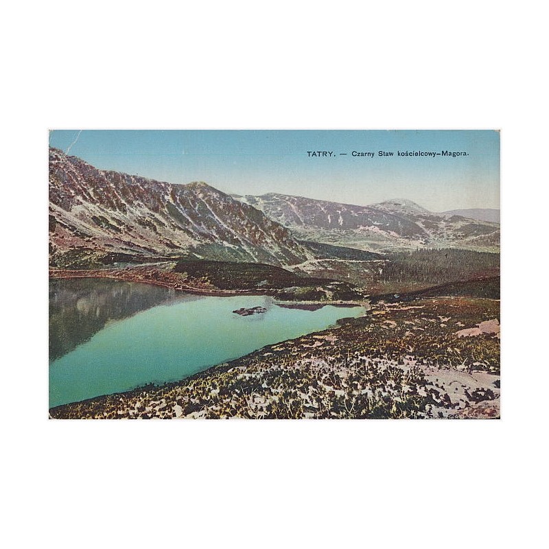 Tatry. - Czarny staw kościelcowy - Magora