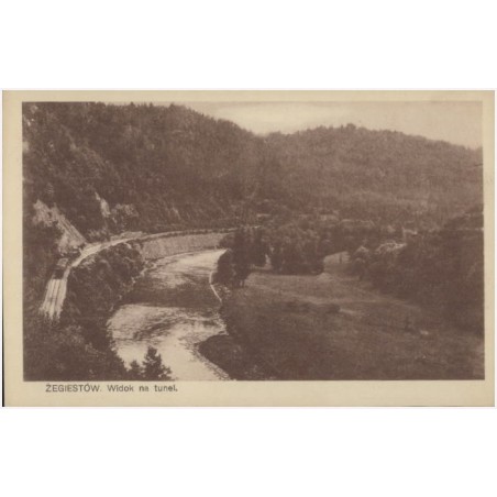 Żegiestów. Widok na tunel