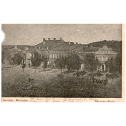 Swenzian - Marktplatz. Swęciany - Rinek.