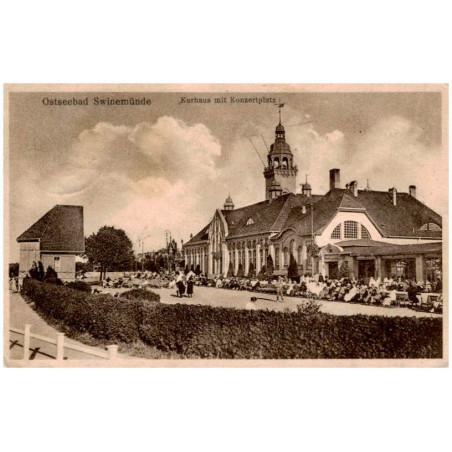 Ostseebad Swinemünde. Kurhaus mit Konzertplatz