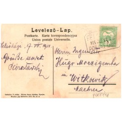 Tátralomniczi templom és a Lomniczi csúcs. Tatralomnitzer Kirche und die Lomnitzer Spitze.
