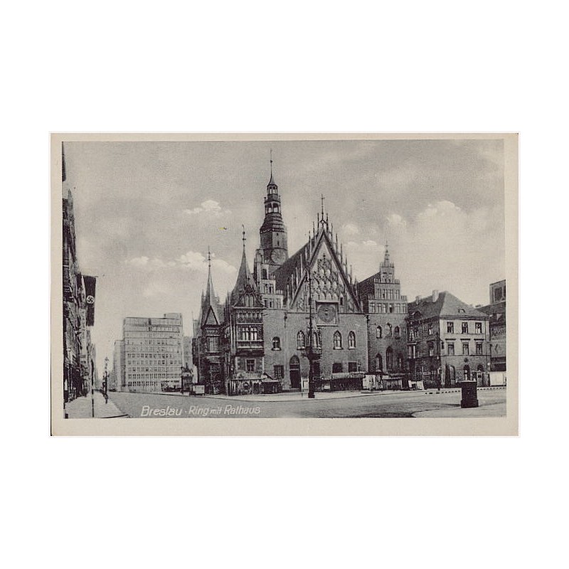 Breslau. Ring mit Rathaus