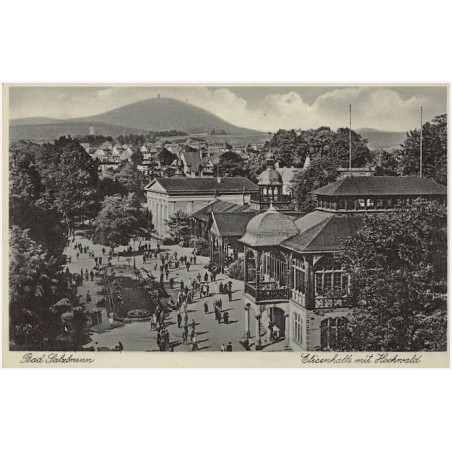 Bad Salzbrunn. Elisenhalle mit Hochwald