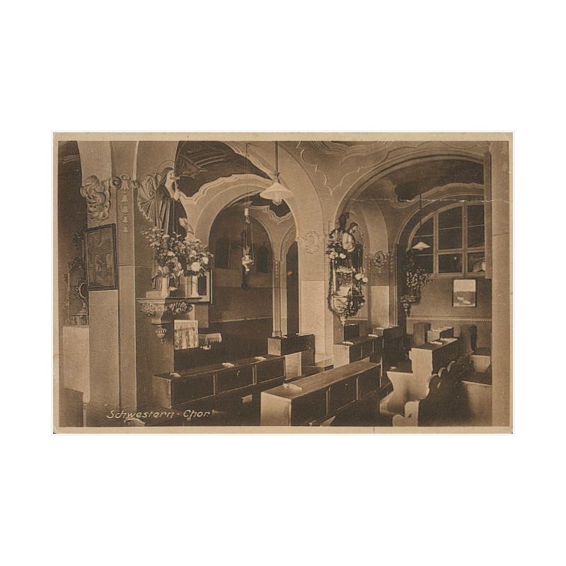 Schwestern-Chor. Ursulinen-Kloster. Lyzeum und Haushaltungs-Schule. Schweidnitz (Schlesien)