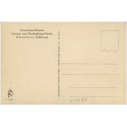 Schwestern-Chor. Ursulinen-Kloster. Lyzeum und Haushaltungs-Schule. Schweidnitz (Schlesien)