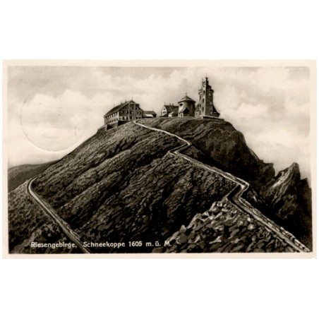 Riesengebirge, Schneekoppe 1605 m ü. M.