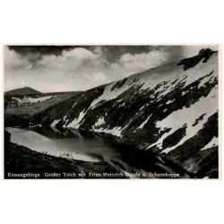 Riesengebirge. Großer Teich mit Prinz-Heinrich Baude u. Schneekoppe