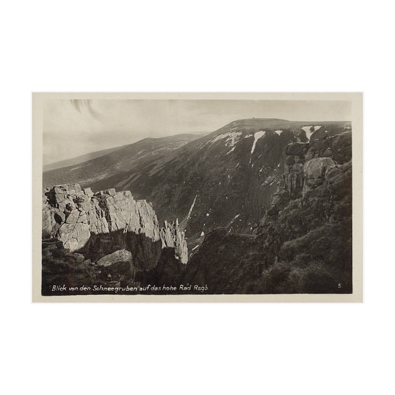 Blick von den Schneegruben auf das hohe Rad Rsgb. 5