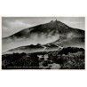 Nebelwolken an der Schneekoppe im Riesengebirge 1605 m ü. d. M. / Rewers: Riesengebirge. Schneekoppe, 1605 m ü. d. M. mit Schles