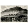 Nebelwolken an der Schneekoppe im Riesengebirge 1605 m ü. d. M. / Rewers: Riesengebirge. Schneekoppe, 1605 m ü. d. M. mit Schles