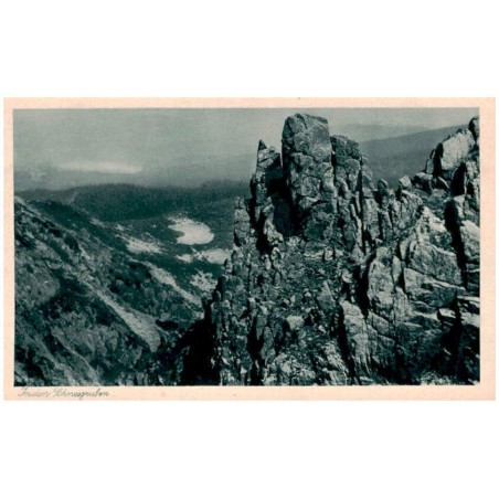 In den Schneegruben / rewers:  Riesengebirge. In den Schneegruben