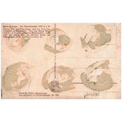 Grenzbauden. Post Klein-Aupa i. Riesengebirge. / Rewers: Riesengebirge. Die Grenzbauden 1050 m ü. M. Oberer Teil von Klein-Aupa