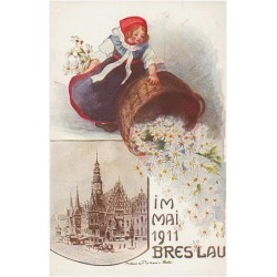 Im Mai 1911 Breslau. Margueritentag Breslau im Mai 1911
