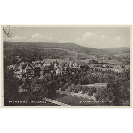 Bad Flinsberg (Isergebirge.). Blick nach dem Hasenstein