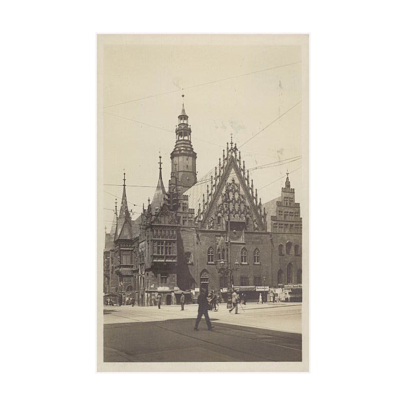 Breslau. Rathaus von der Kornecke