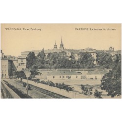 Warszawa. Taras Zamkowy. Varsovie. La terrase du château